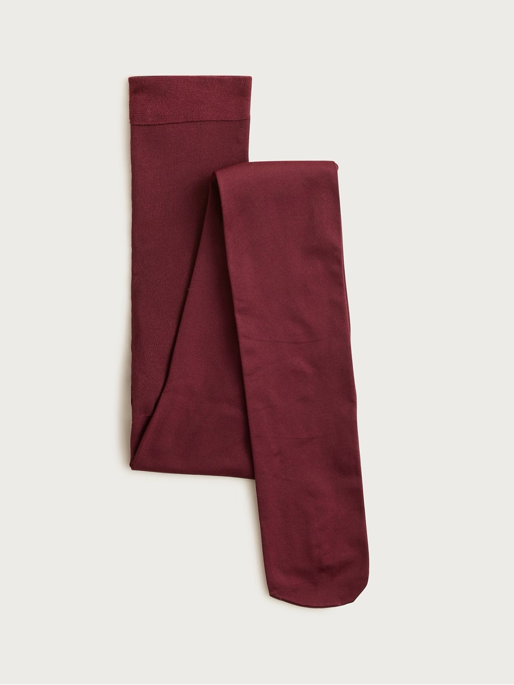$40 msrp NWT J. Crew Burgundy control top Opaque Tights size xs
